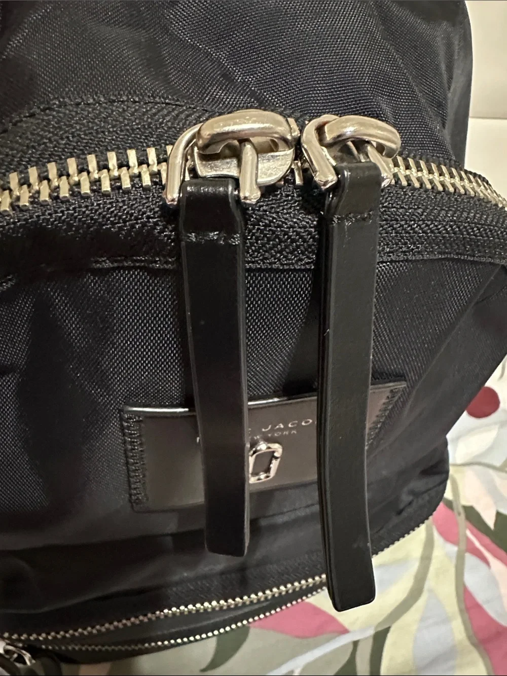 Marc Jacobs Black Nylon Backpack Unisex